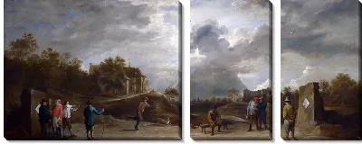 Картина Крестьяне на стрельбе из лука (Peasants at Archery)