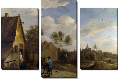 Картина Вид на деревню (A View of a Village)