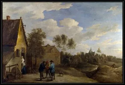 Картина Вид на деревню (A View of a Village)