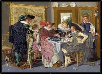Партия  (A Party at Table)