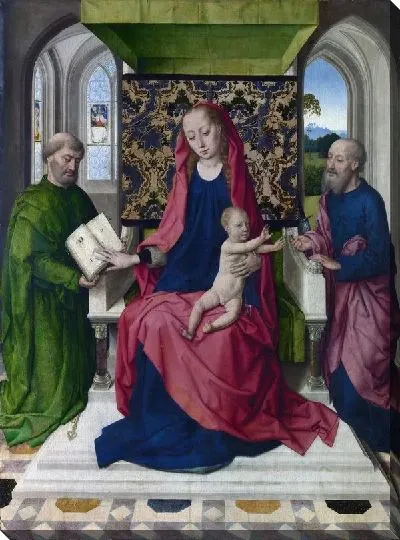Картина Мадонна с младенцем со святыми Павлом и Петром ( The Virgin and Child with Saint Peter and Saint Paul)