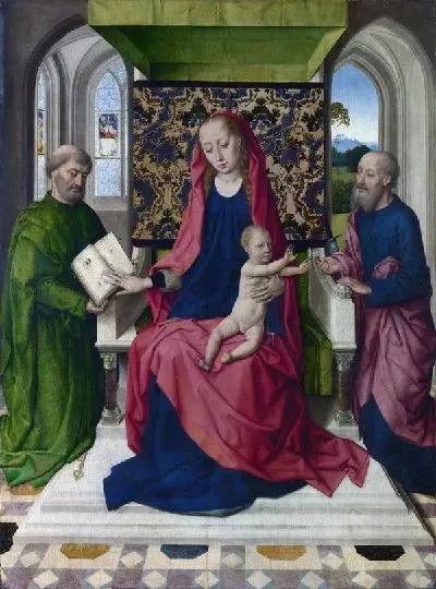 Картина Мадонна с младенцем со святыми Павлом и Петром ( The Virgin and Child with Saint Peter and Saint Paul)