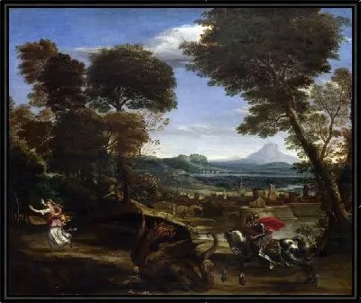 Святой Георгий убивает дракона (Saint George killing the Dragon)