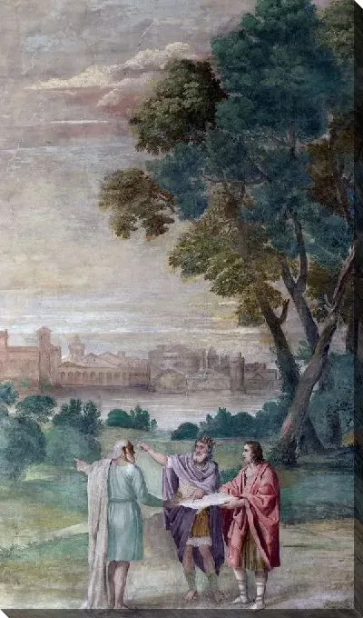Картина Аполлон и Нептун (Apollo and Neptune advising Laomedon)