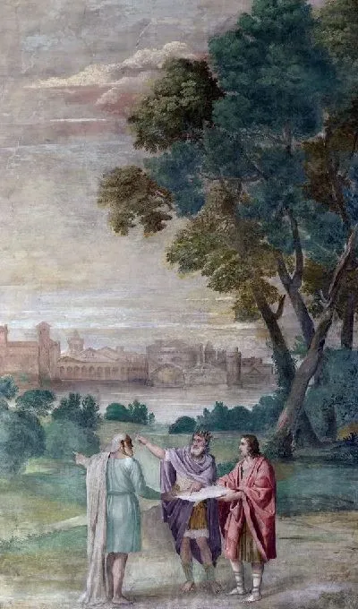 Картина Аполлон и Нептун (Apollo and Neptune advising Laomedon)