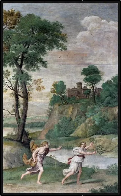 Картина Аполлон преследует Дафну (Apollo pursuing Daphne)