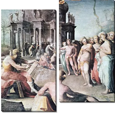 Зевс рисует портрет Елены для храма Геры (Scene - Zeus, the painted portrait of Helen for the temple of Hera at Croton)