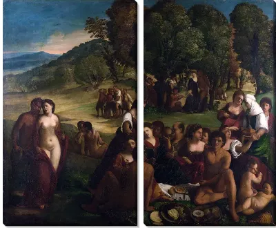 Картина Вакханалия (A Bacchanal)