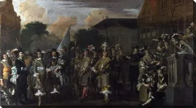 Картина маслом Амстердамская милиция (A Company of Amsterdam Militiamen)