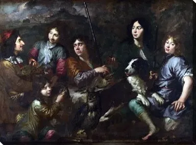 Охотники отдыхают (Hunters resting)