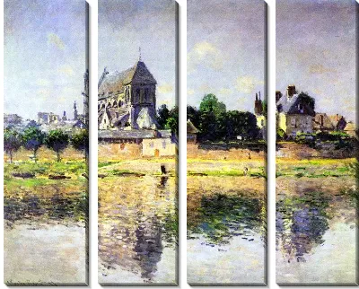 Картина Банк (Seine Bank at Vetheuil)