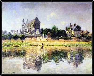 Картина Банк (Seine Bank at Vetheuil)