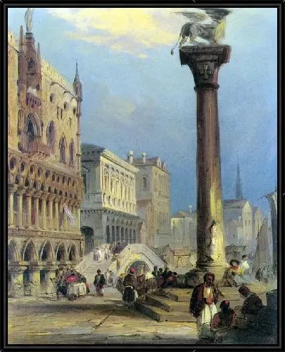 Картина Дворец святого Марка и дожей в Венеции (St. Marks and the Doges Palace, Venice)