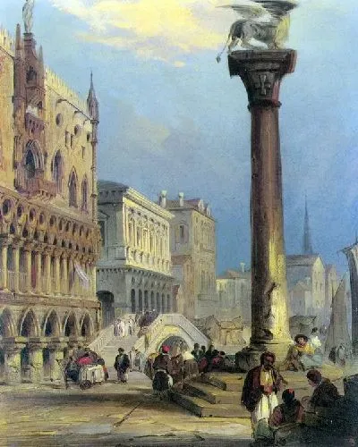Картина Дворец святого Марка и дожей в Венеции (St. Marks and the Doges Palace, Venice)