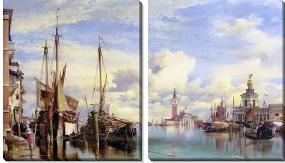 Провоз древесины (Trabaccoli Carrying Wood)