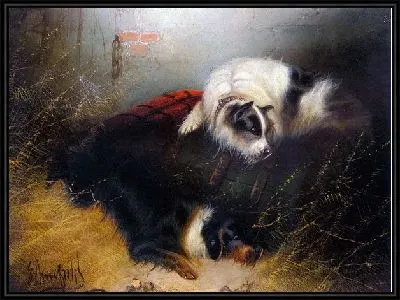 Картина Терьеры (Terriers Ratting)