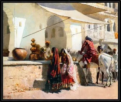 Рынок в Индии (A Street Market Scene, India)