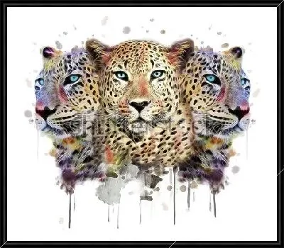 Картина Леопарды
