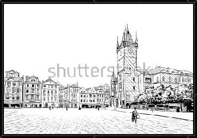 Прага, вид на Собор Святого Вита