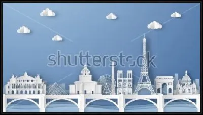 Картина Достопримечательности Парижа