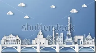 Постер Достопримечательности Парижа