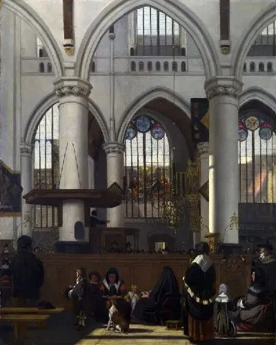 Картина Интерьер в Амстердаме 2 (The Interior of the Oude Kerk, Amsterdam)