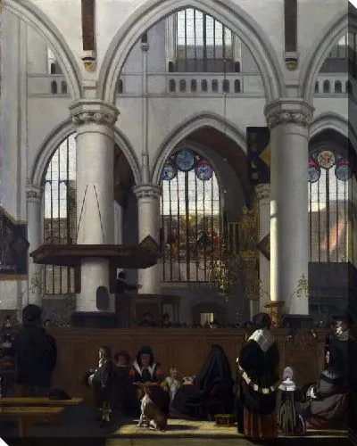 Картина Интерьер в Амстердаме 2 (The Interior of the Oude Kerk, Amsterdam)