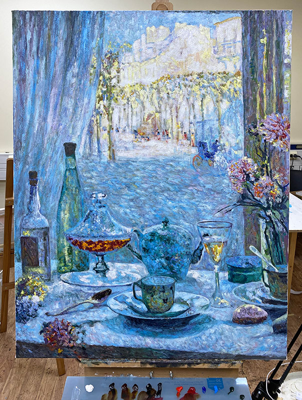 Копия картины Стол у окна Ле Сиданэ Анри