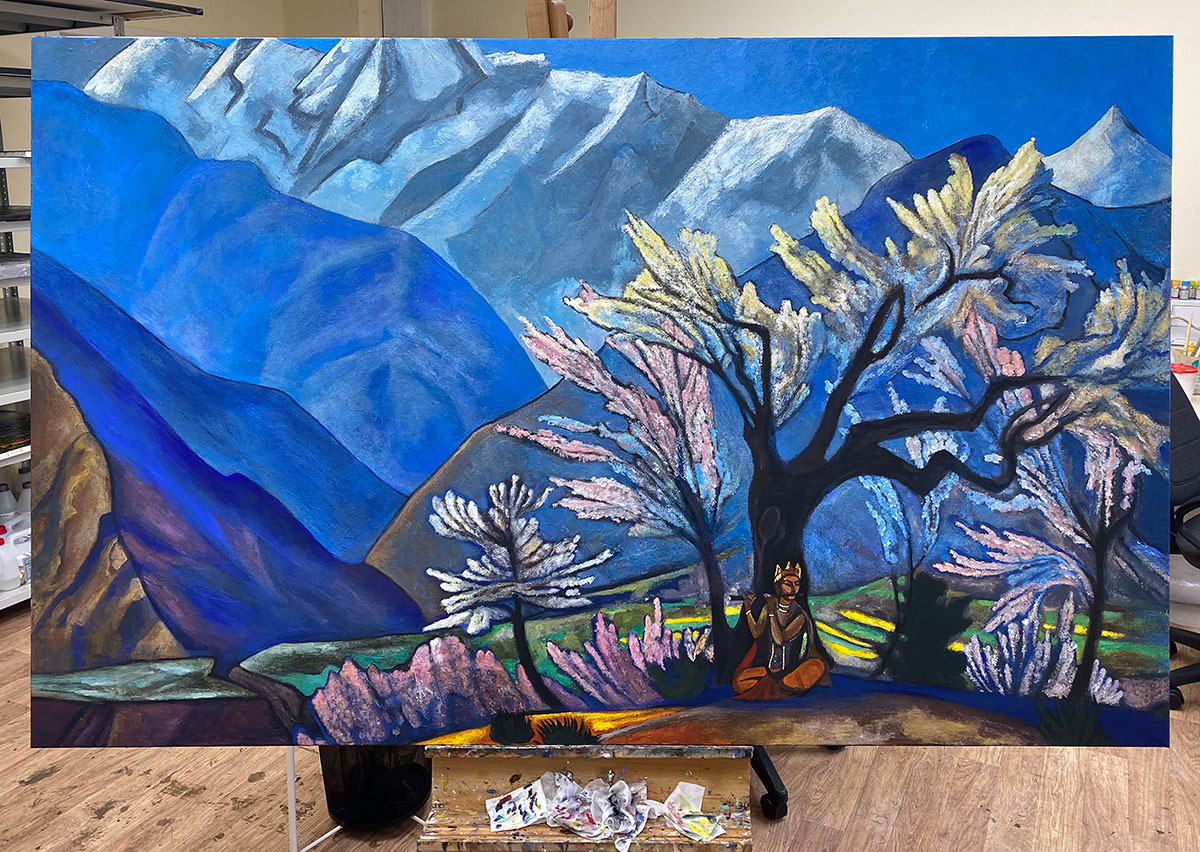 Копия картины Рериха