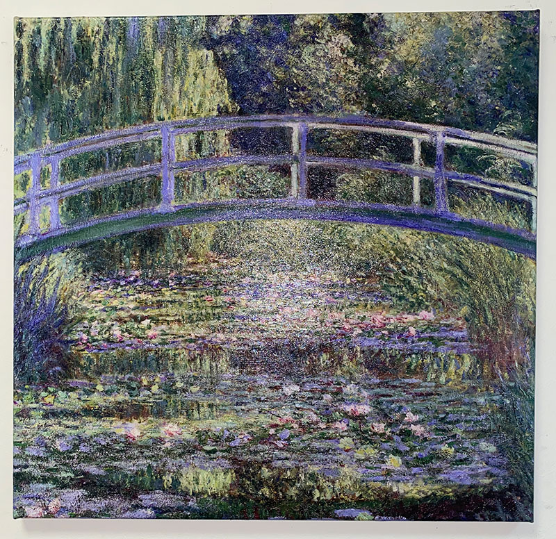 Репродукция Моне с арт-гелем