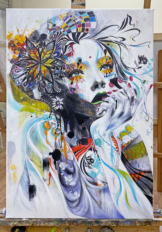 Арт девушка