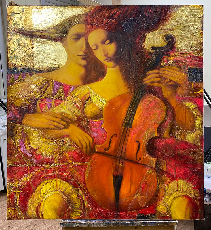 Золотая игра на скрипке