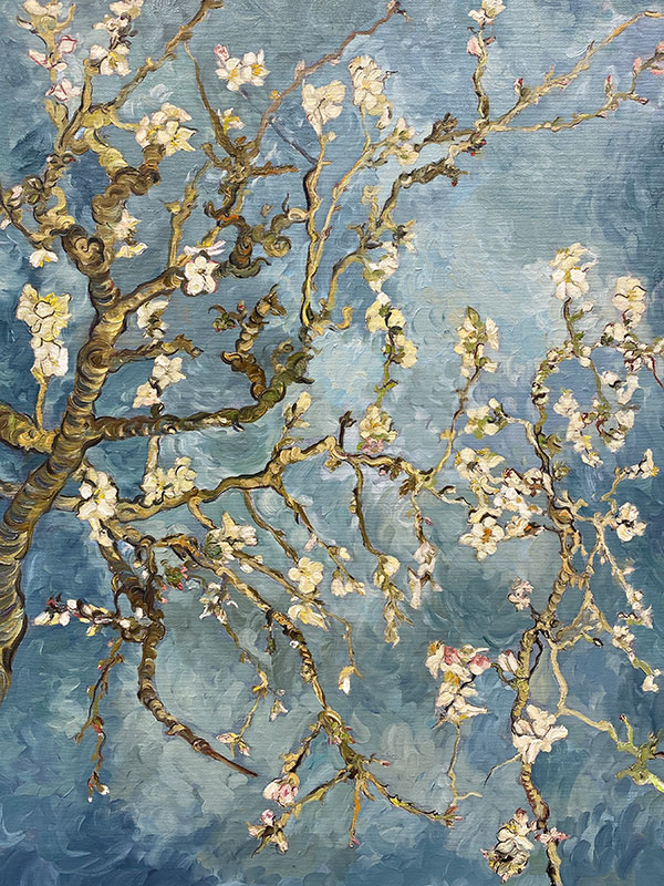 Копия картины "Цветущие ветки миндаля"