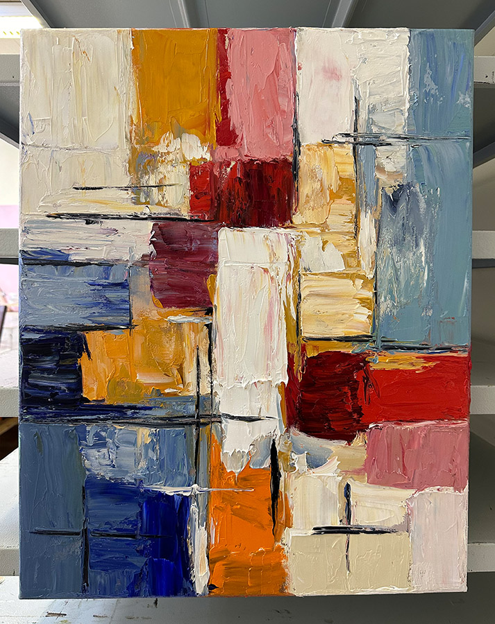 Картина маслом в современном стиле - 22