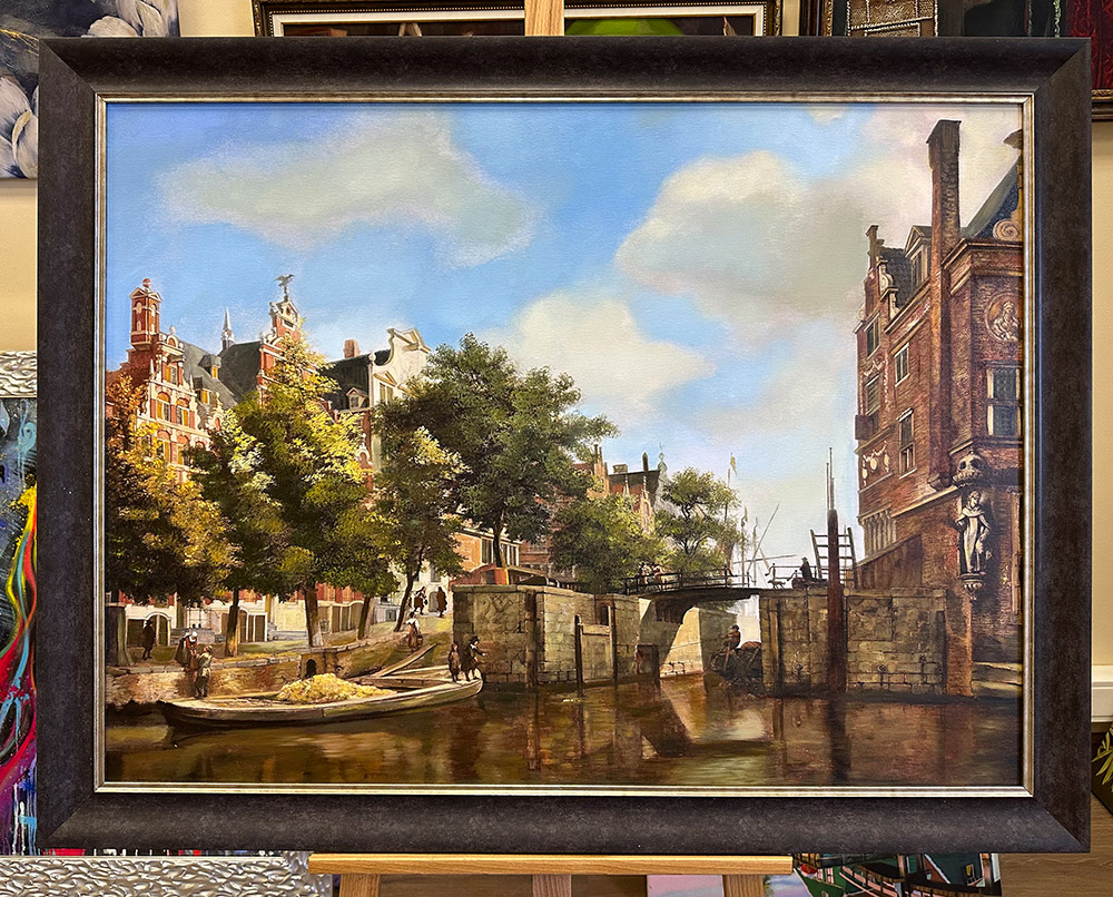 Картина маслом "Голландия"