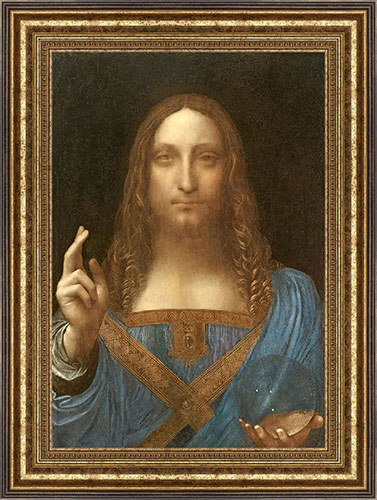 "Спаситель мира" Леонардо да Винчи №1 "Спаситель мира" Леонардо да Винчи №1