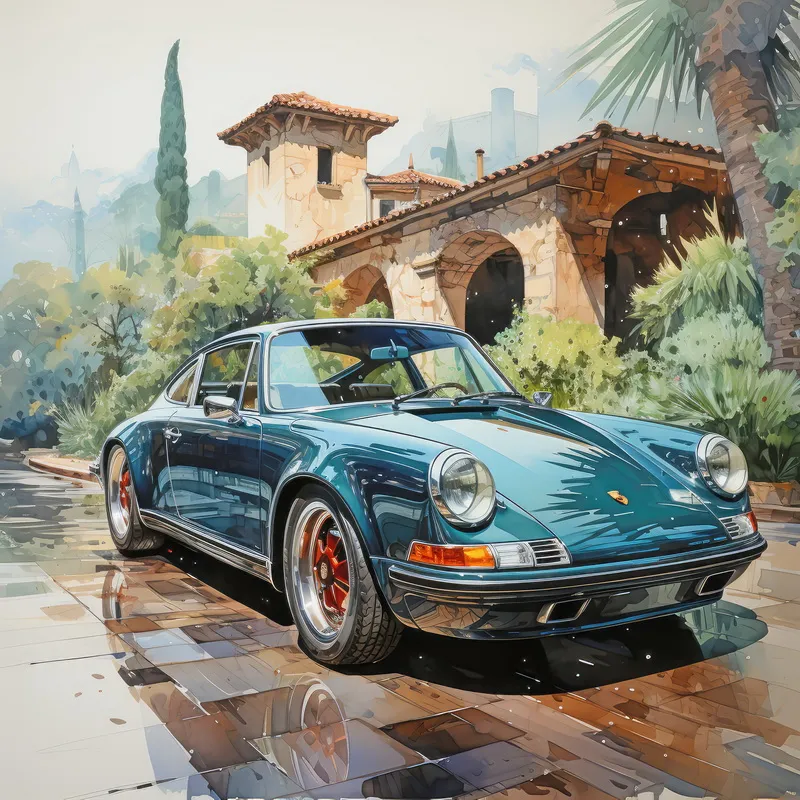 Порше арт. Porsche Art. Арт Порше всех времён.