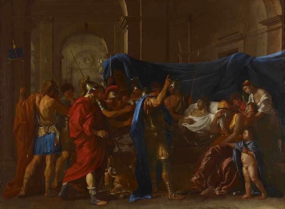 Постер Смерть Германика (1627) Пуссен Никола