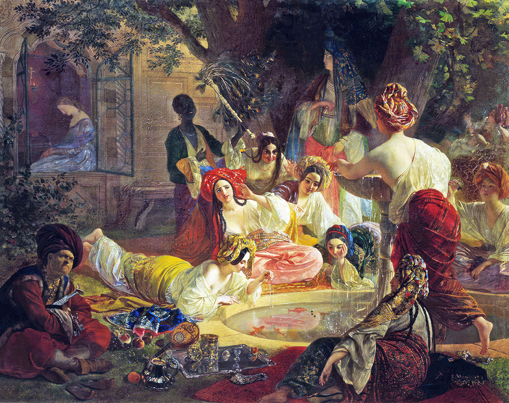 Картина Бахчисарайский фонтан Брюллов Карл