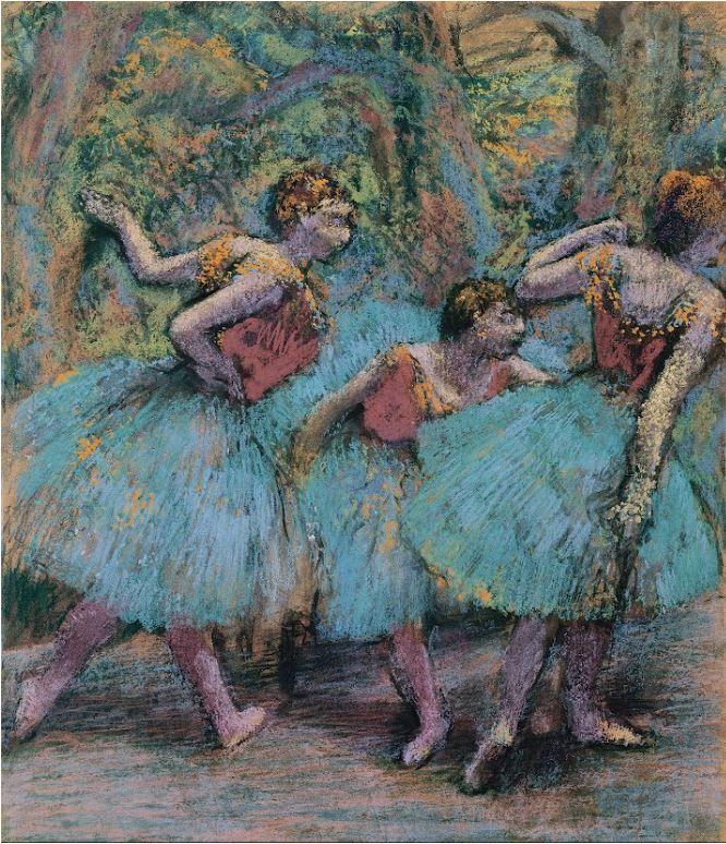 Постер Три танцовщицы (1903) Дега Эдгар