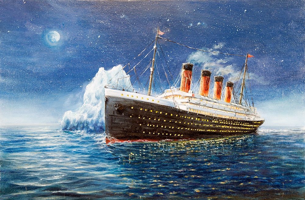 Купить плакат Корабль Титаник от 290 руб. в арт-галерее DasArt