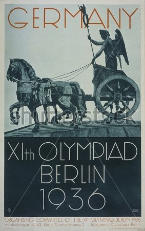 Картина Плакат ХІ Олимпиады в Берлине в 1936 году 