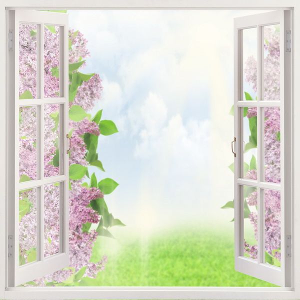 Картина Сирень за окном (Lilacs outside the window) 