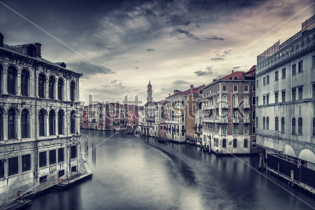 Картина Прекрасный пейзаж канала Венеции 