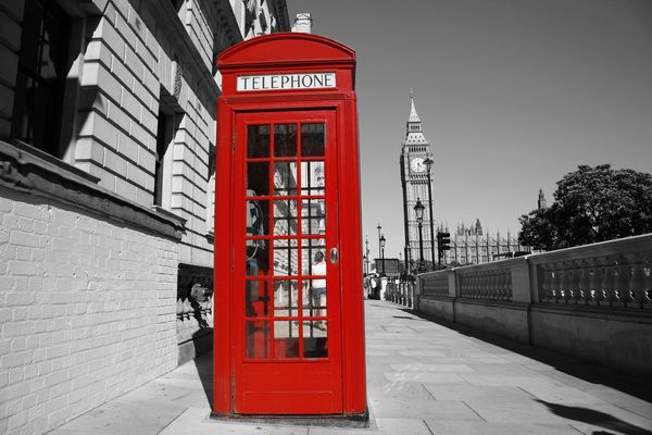 Постер Телефонная будка в Лондоне (Telephone booth in London)  