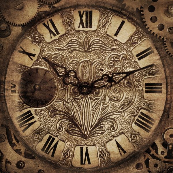 Постер Старинные часы (Antique clock) 