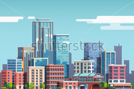 Постер Архитектура современного города 