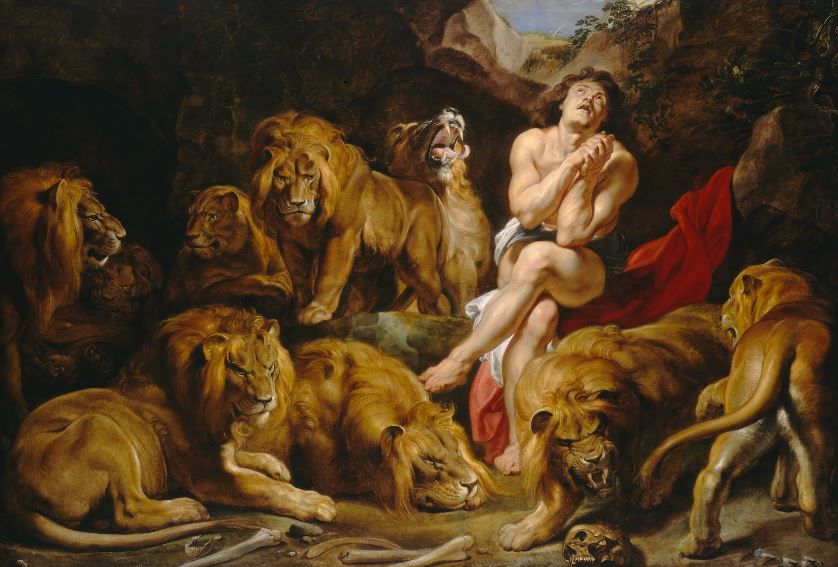 Картина Даниил в логове львов (1614-1616) Рубенс Питер Пауль