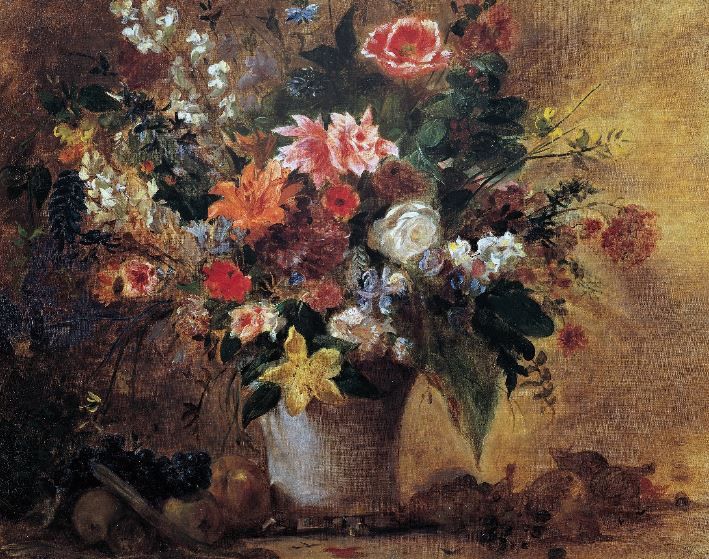 Постер Натюрморт с цветами (1834)  