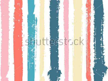 Картина маслом Разноцветные полосы в приглушённых тонах на белом фоне 
